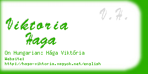 viktoria haga business card